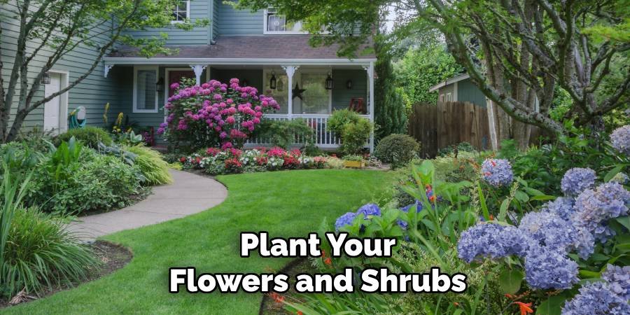 Plant Your Flowers and Shrubs
