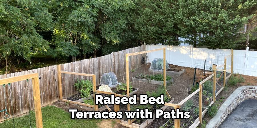 Raised Bed Terraces with Paths
