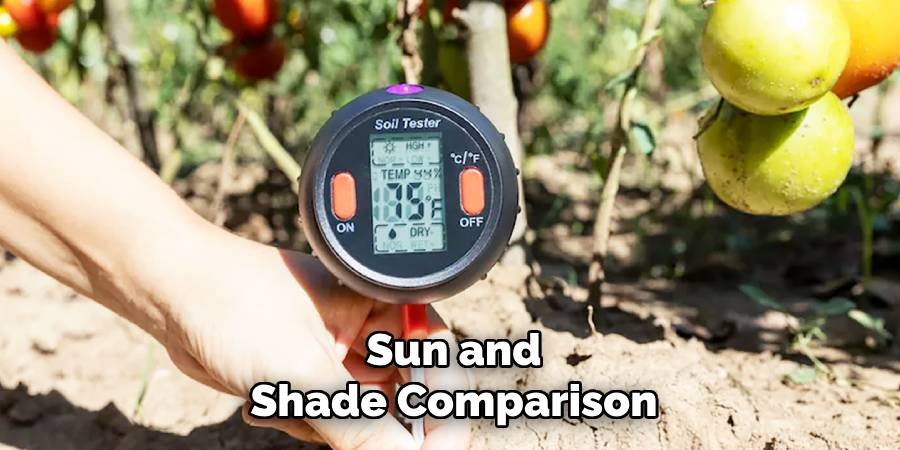 Sun and Shade Comparison
