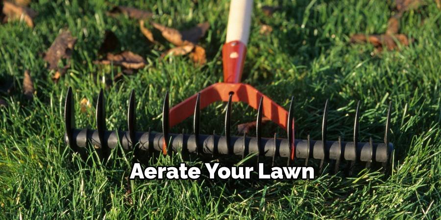 Aerate Your Lawn