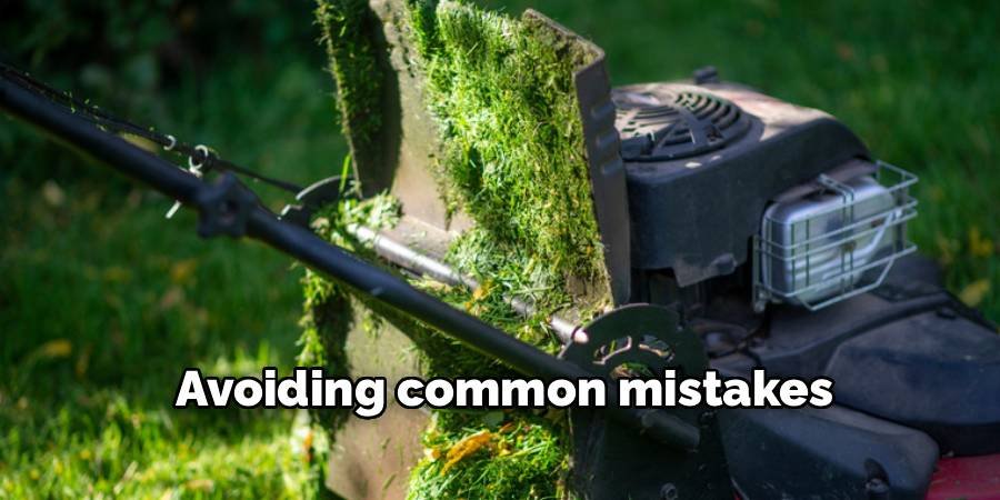 Avoiding common mistakes