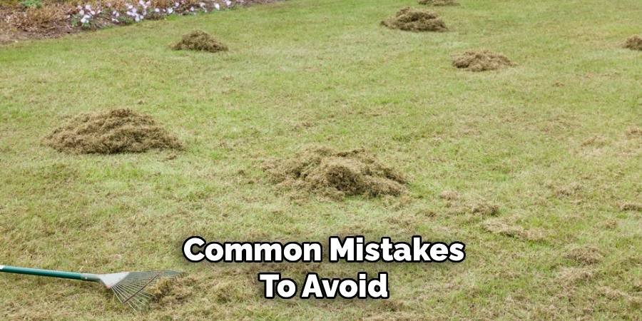 Common Mistakes To Avoid