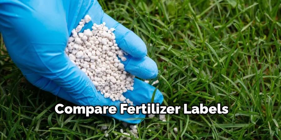 Compare Fertilizer Labels