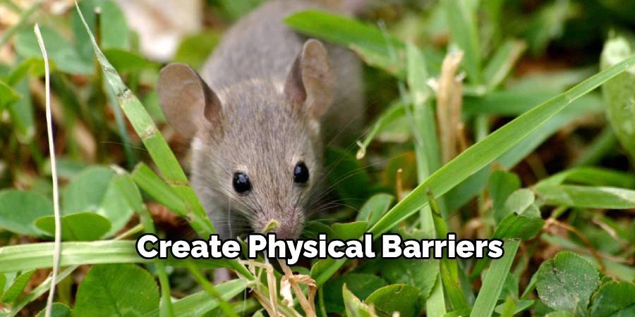 Create Physical Barriers