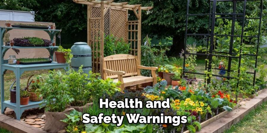 Health and Safety Warnings