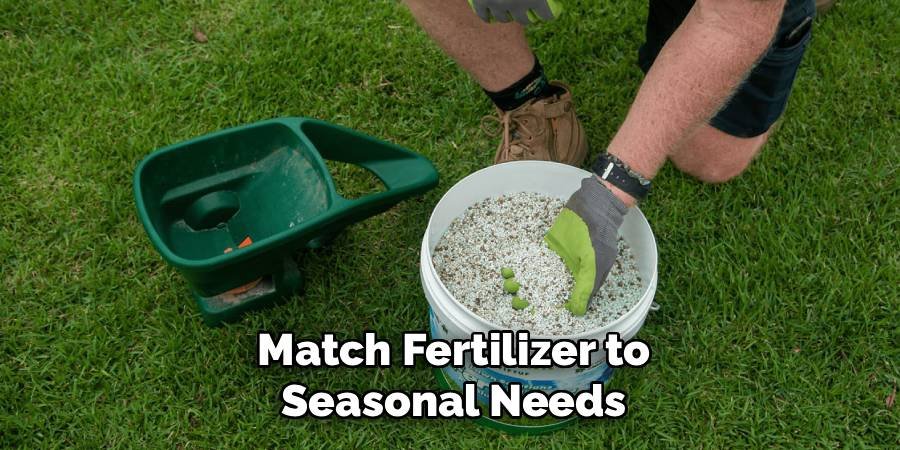 Match Fertilizer to Seasonal Needs