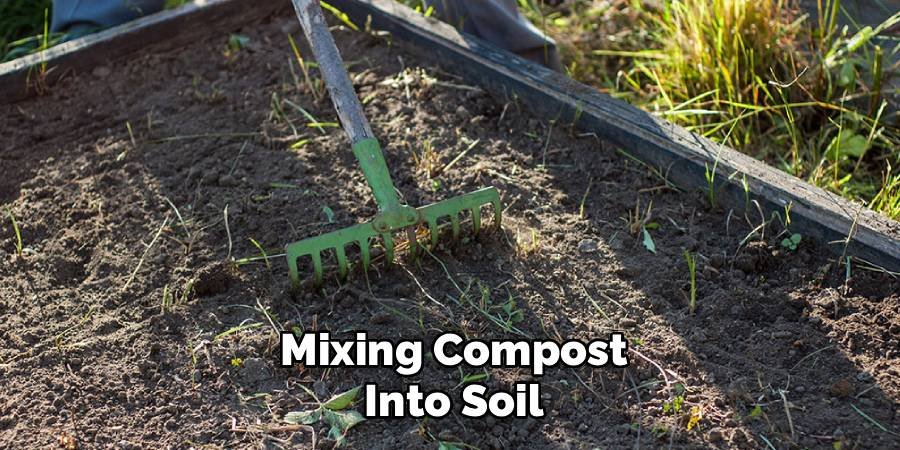 Mixing Compost into Soil