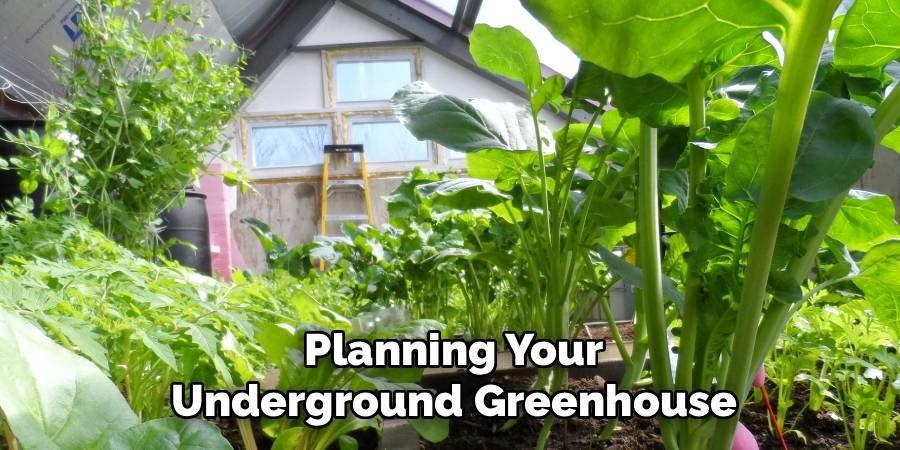 Planning Your Underground Greenhouse