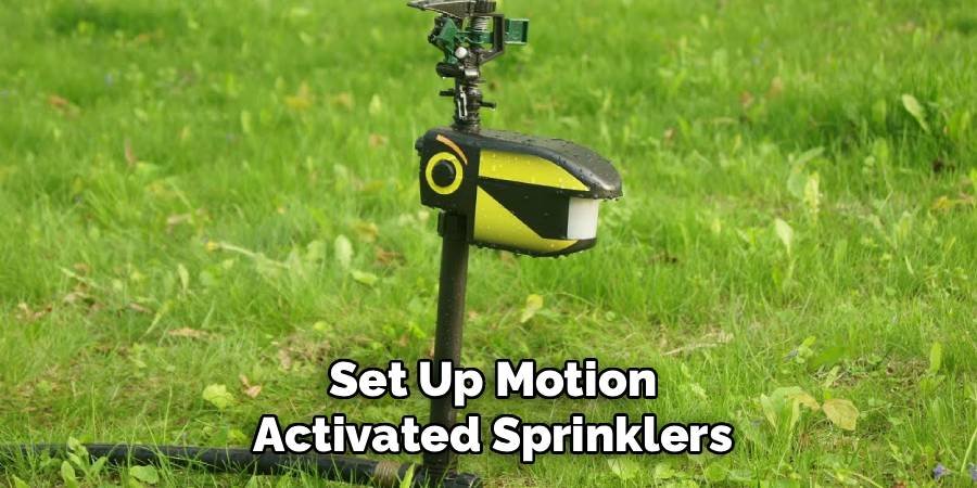Set Up Motion-Activated Sprinklers
