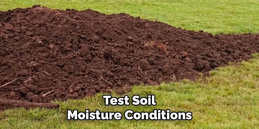 Test Soil Moisture Conditions