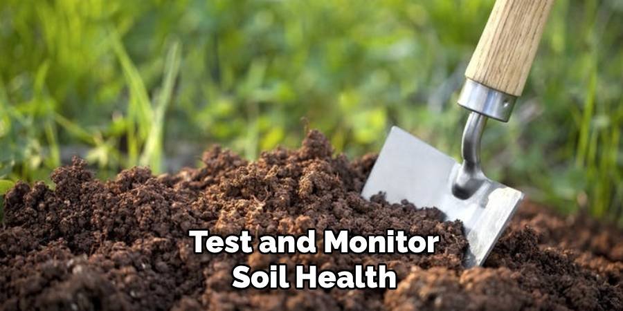 Test and Monitor Soil Health