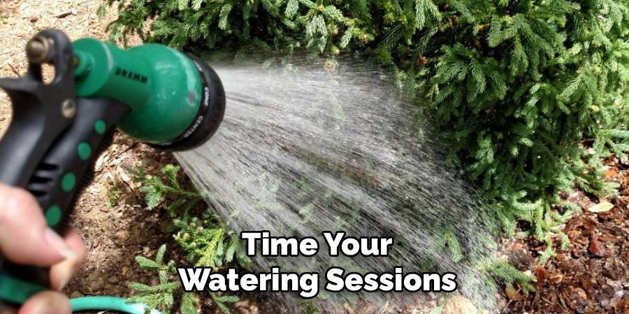 Time Your Watering Sessions