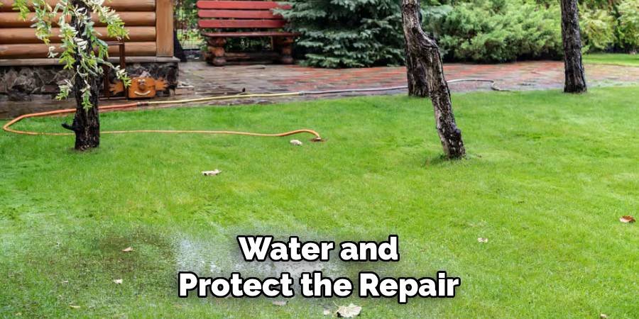Water and Protect the Repair