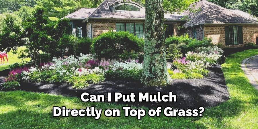 Can I Put Mulch Directly on Top of Grass?