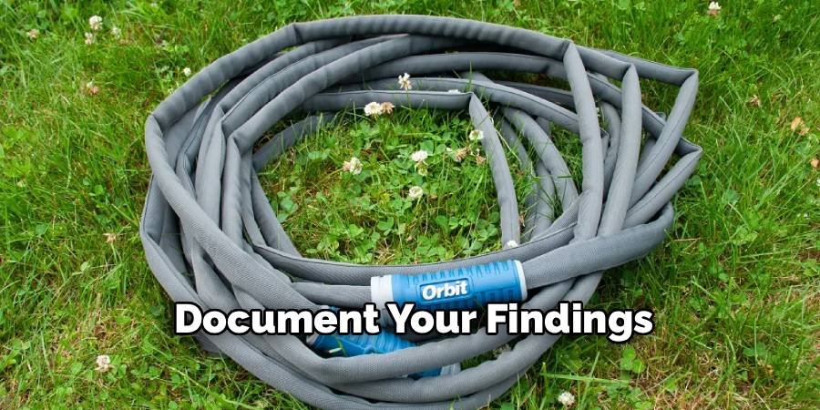 Document Your Findings