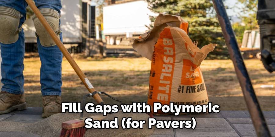 Fill Gaps with Polymeric Sand (for Pavers)