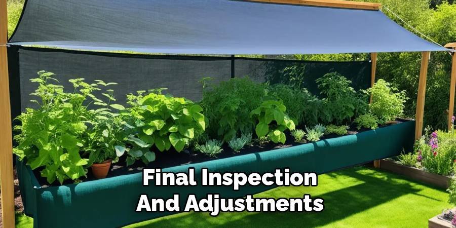 Final Inspection and Adjustments