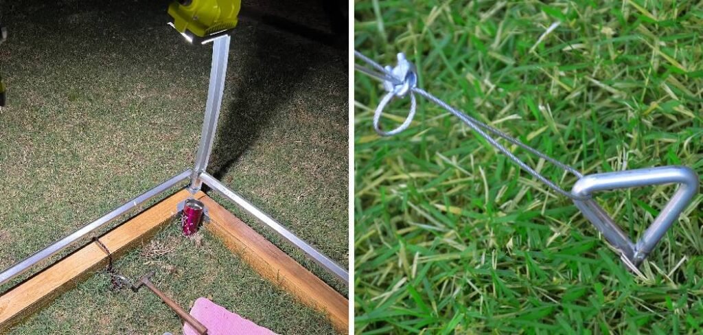 How to Anchor a Small Greenhouse
