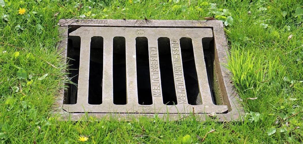 How to Disguise Drain Covers in Garden