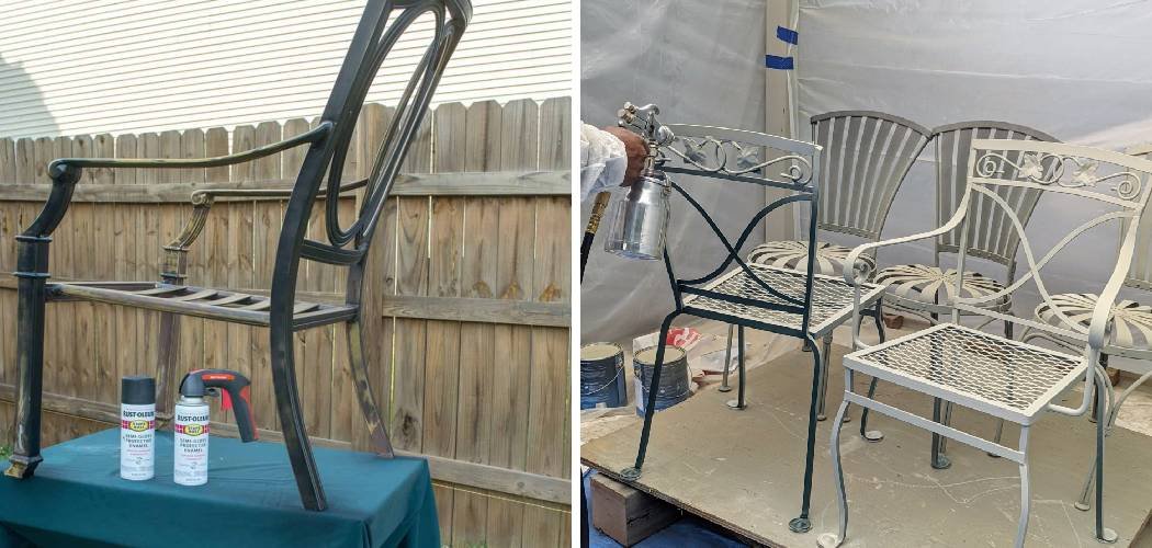 How to Paint Metal Lawn Furniture