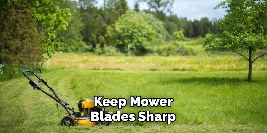 Keep Mower Blades Sharp