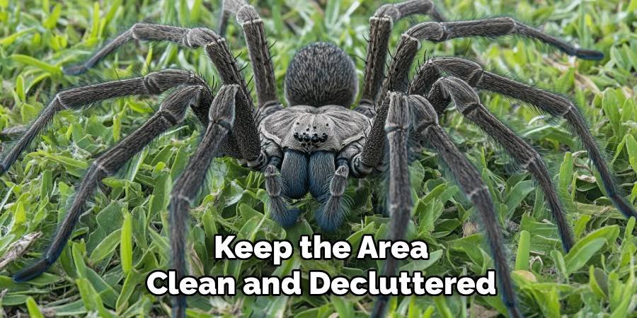 Keep the Area Clean and Decluttered
