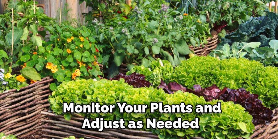  Monitor Your Plants and Adjust as Needed