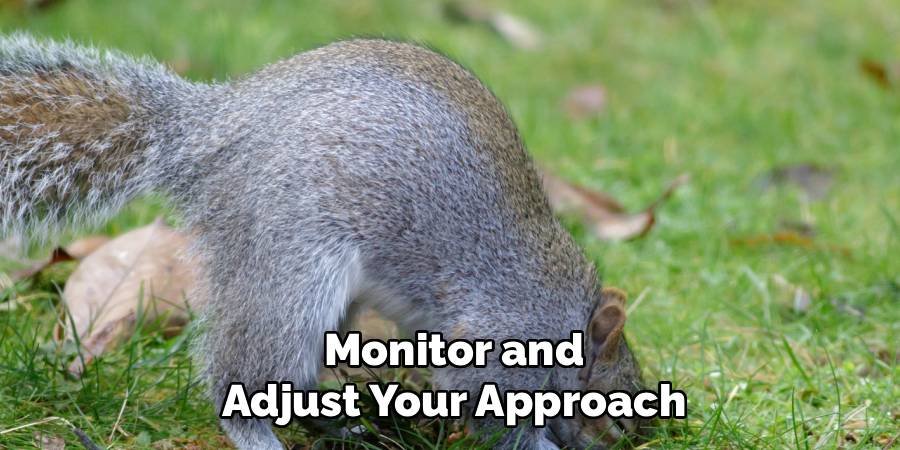 Monitor and Adjust Your Approach