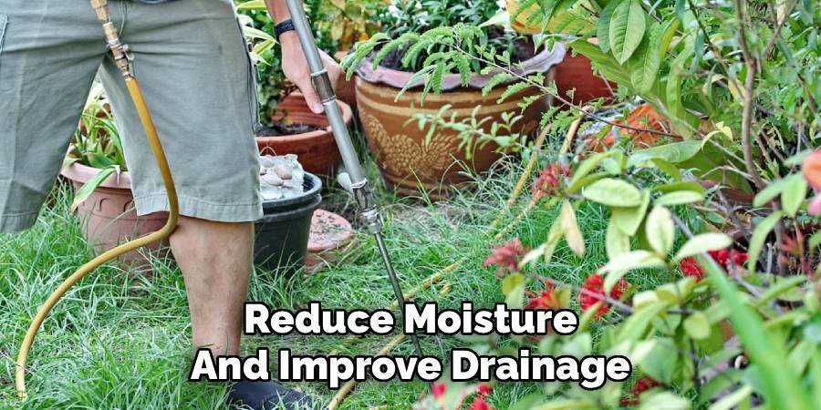 Reduce Moisture and Improve Drainage
