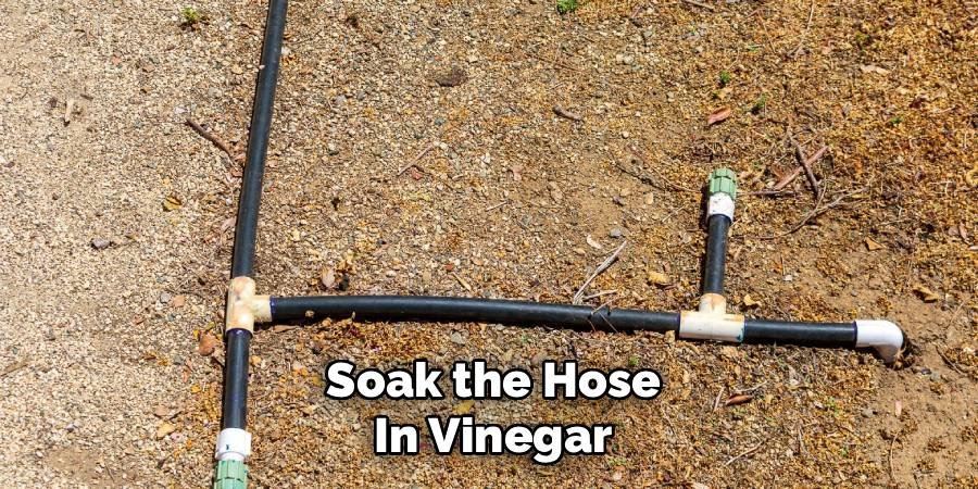 Soak the Hose in Vinegar