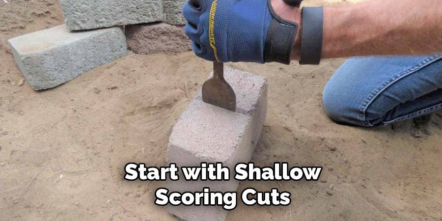Start with Shallow Scoring Cuts