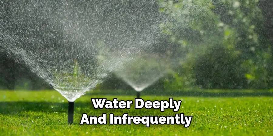 Water Deeply and Infrequently