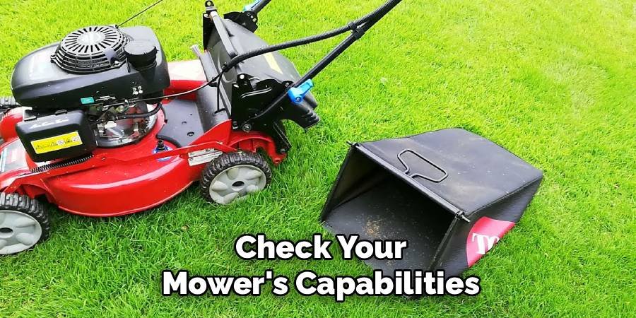 Check Your Mower's Capabilities