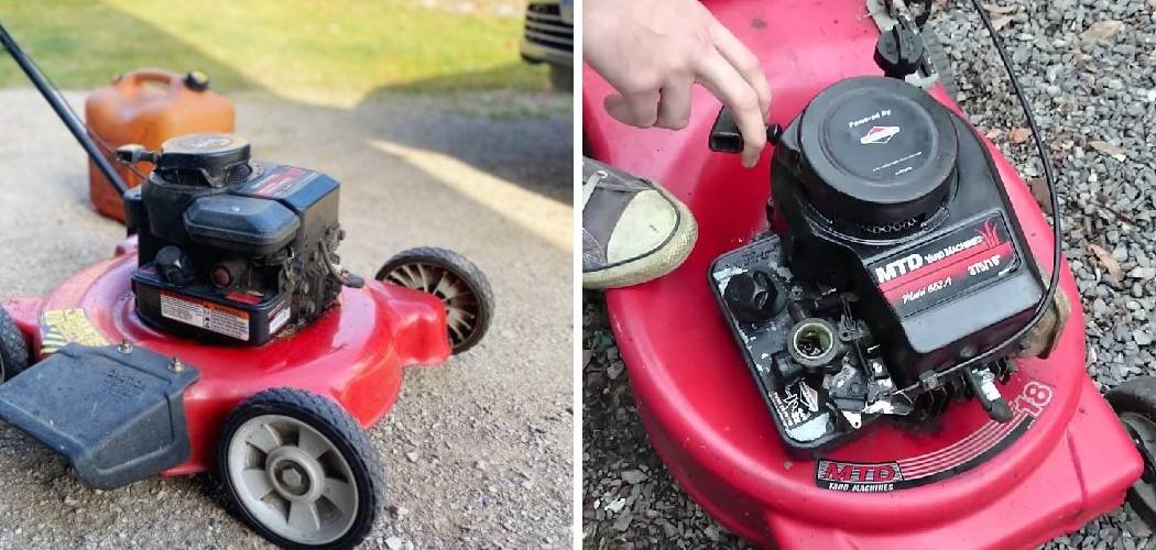 How to Fix Gas in Oil Lawn Mower