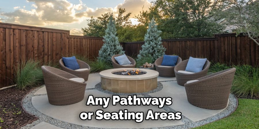 Any Pathways
or Seating Areas
