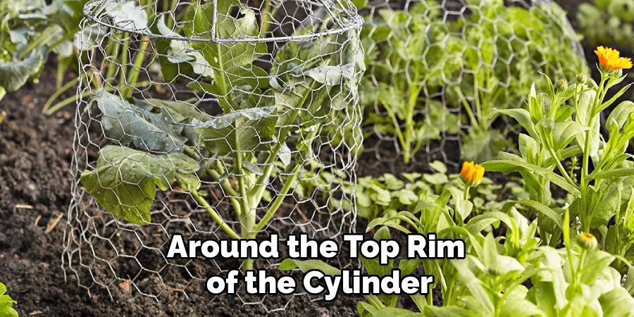 Around the Top Rim
of the Cylinder