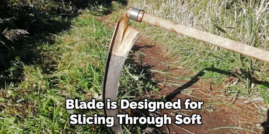 Blade is Designed for 
Slicing Through Soft