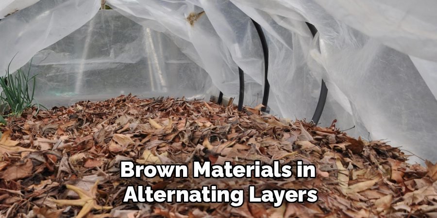 Brown Materials in
Alternating Layers