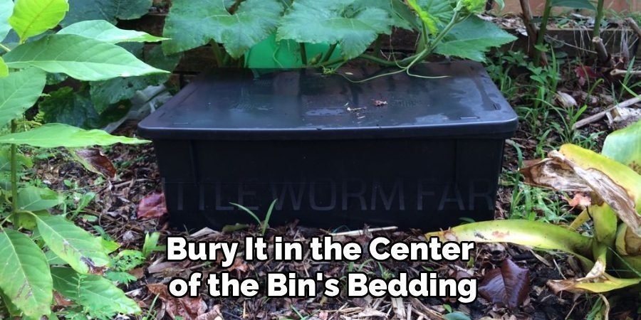 Bury It in the Center
of the Bin's Bedding