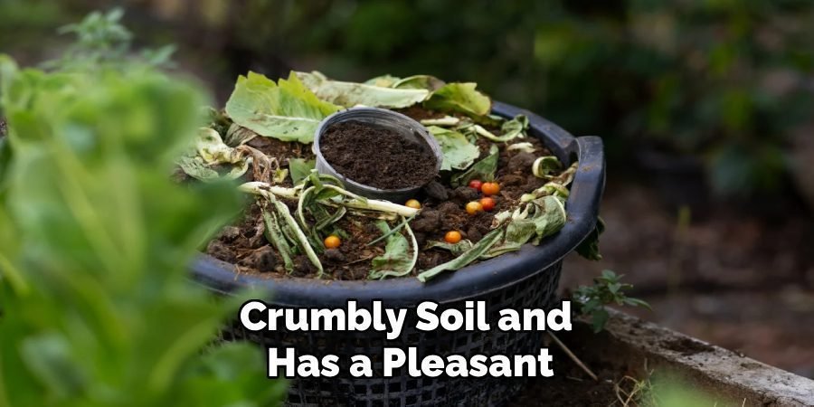 Crumbly Soil and
Has a Pleasant