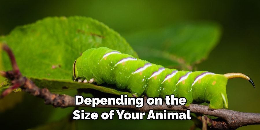 Depending on the
Size of Your Animal