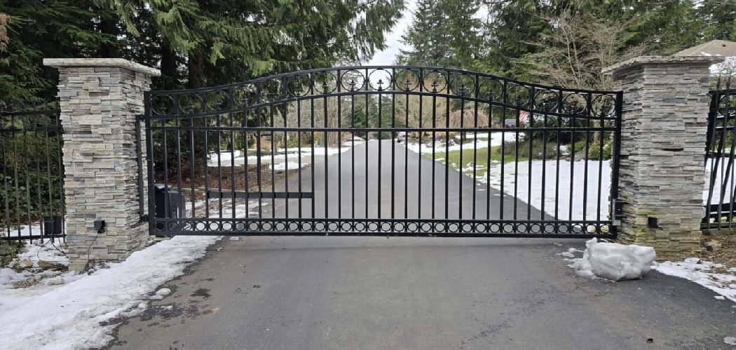 How to Build a Gate on a Slope