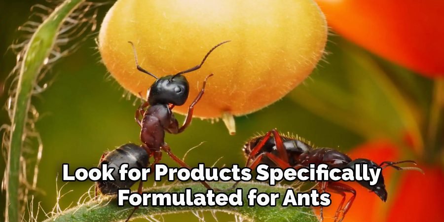 Look for Products Specifically
Formulated for Ants