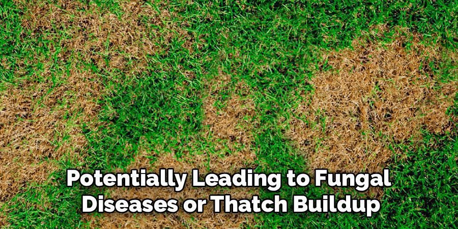 Potentially Leading to Fungal 
Diseases or Thatch Buildup