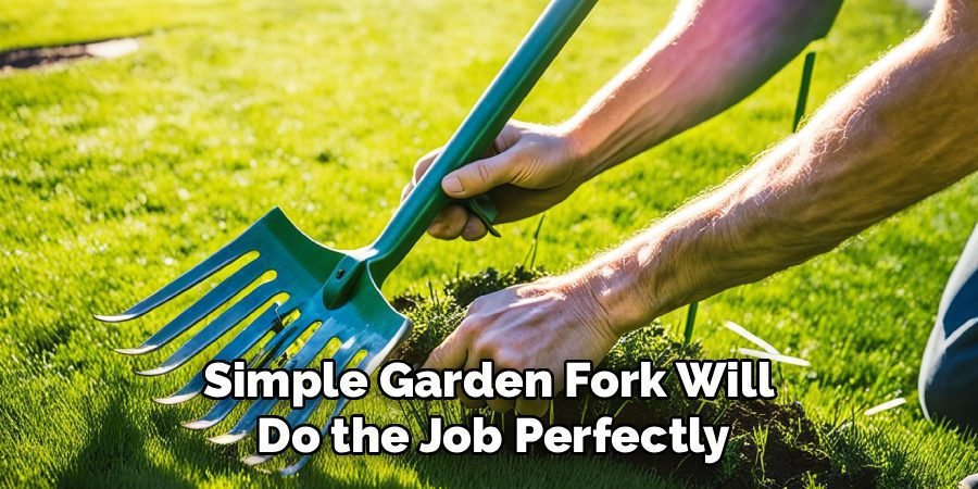 Simple Garden Fork Will 
Do the Job Perfectly