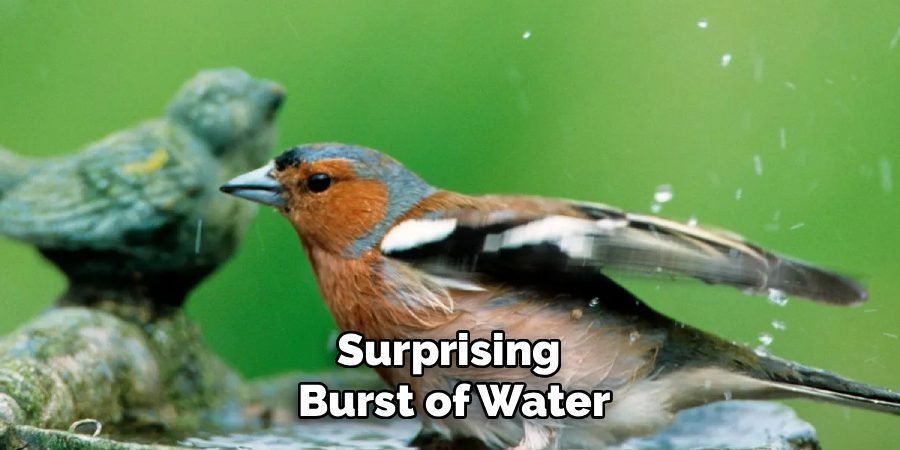 Surprising
Burst of Water