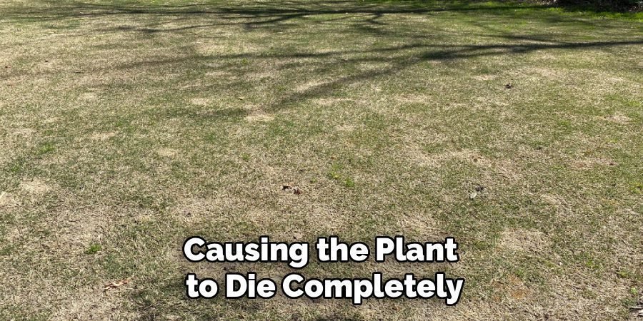 Causing the Plant 
to Die Completely