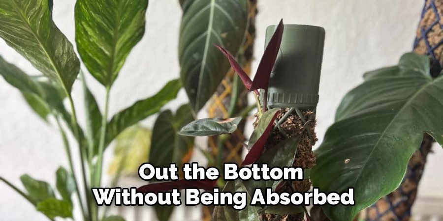 Out the Bottom
Without Being Absorbed