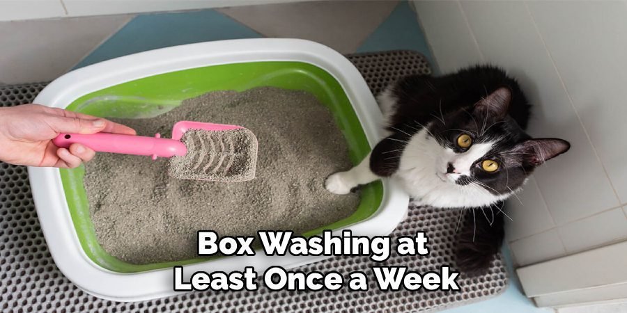 Box Washing at
Least Once a Week