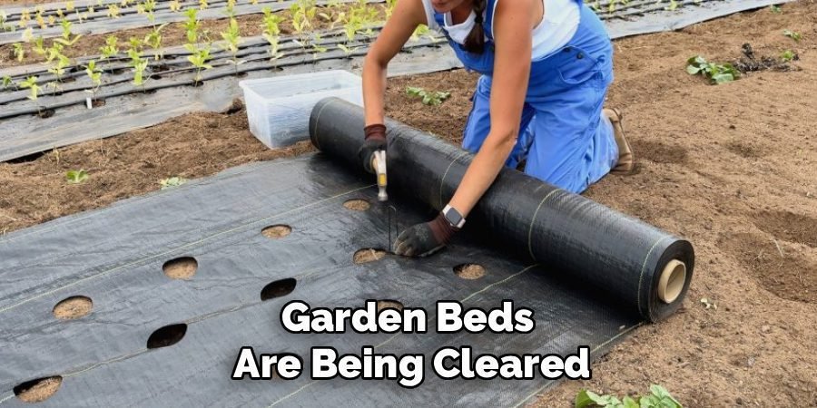 Garden Beds 
Are Being Cleared